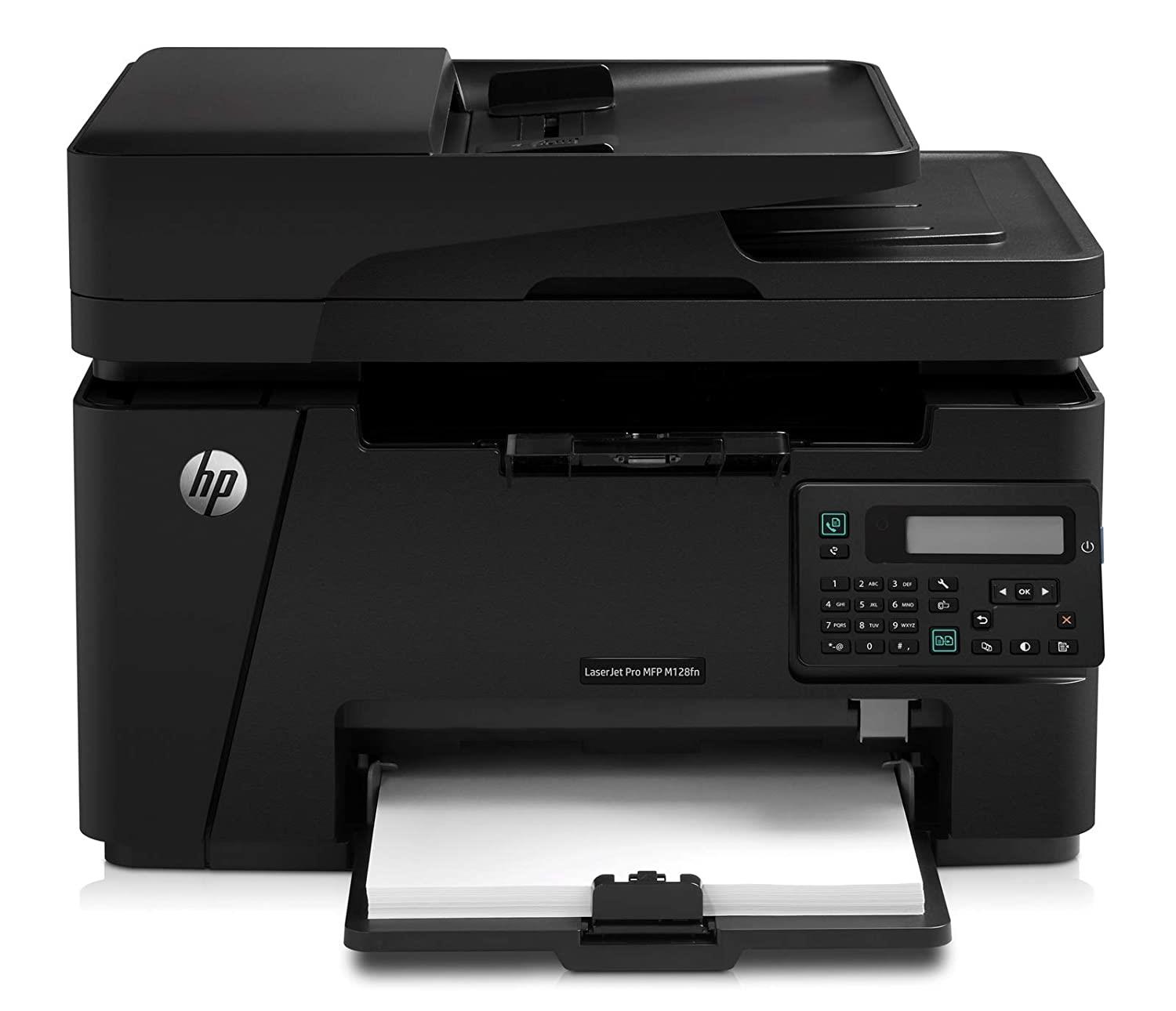 HP MFP M128fn Laserjet Printer: Print, Copy, Scan, Automatic Document Feeder, Ethernet, Fast Printing Upto 20Ppm, Easy And Secure Setup, 3Yearwarranty